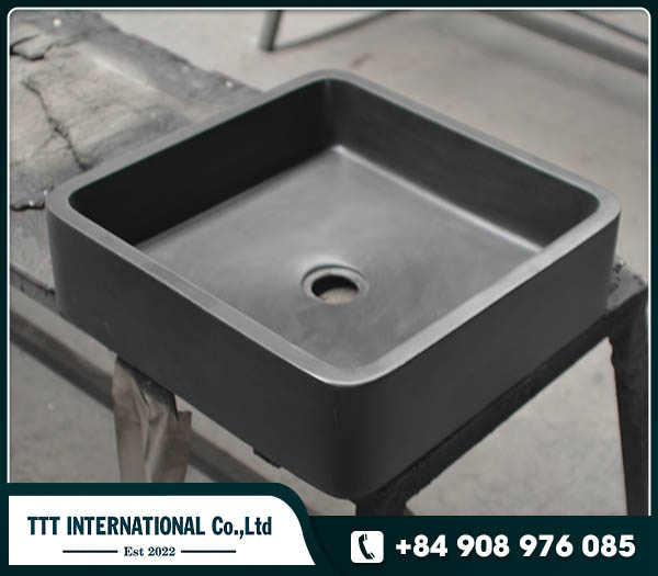 Concrete wash basin
